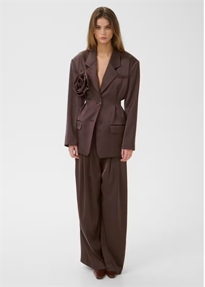 Elva waist blazer Deep Plum Gestuz 